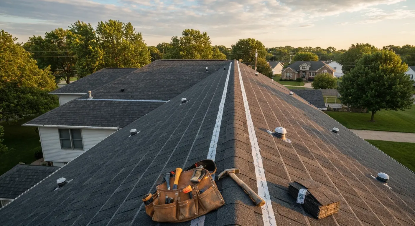 New roof installation in Franklin IN