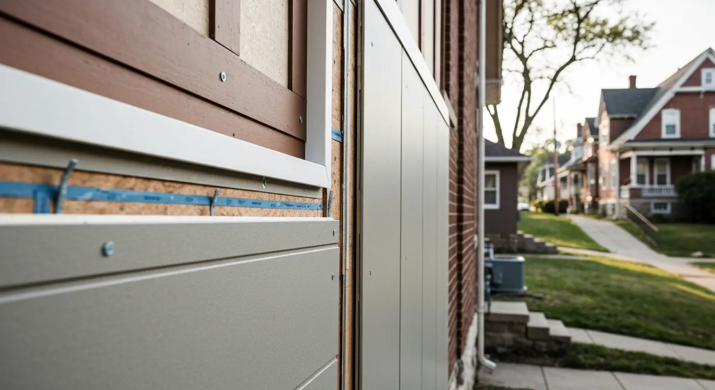 Fiber cement siding installation