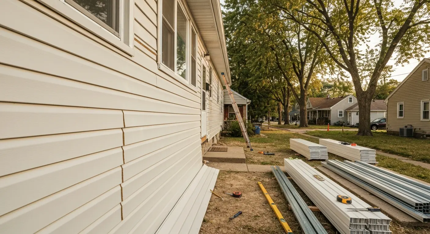Full vinyl siding installation in Indianapolis