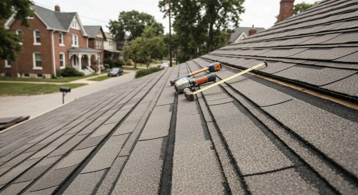 New roof installation