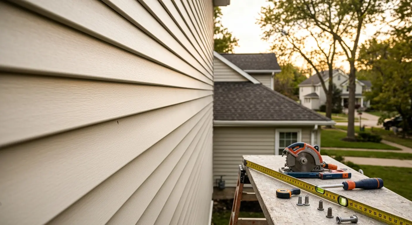 Fiber cement siding installation