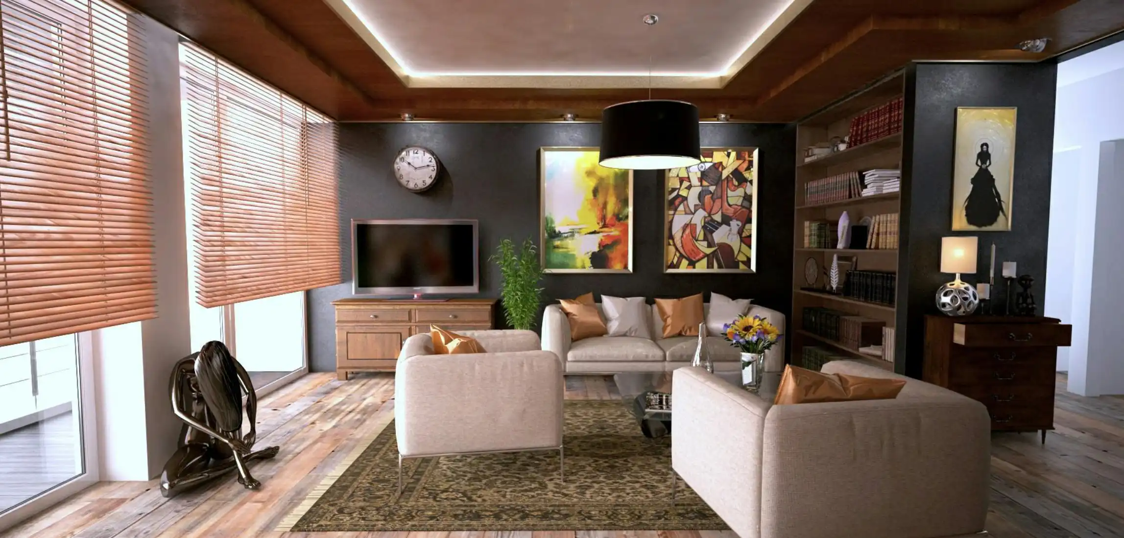 Living and dining room renovation Ottawa
