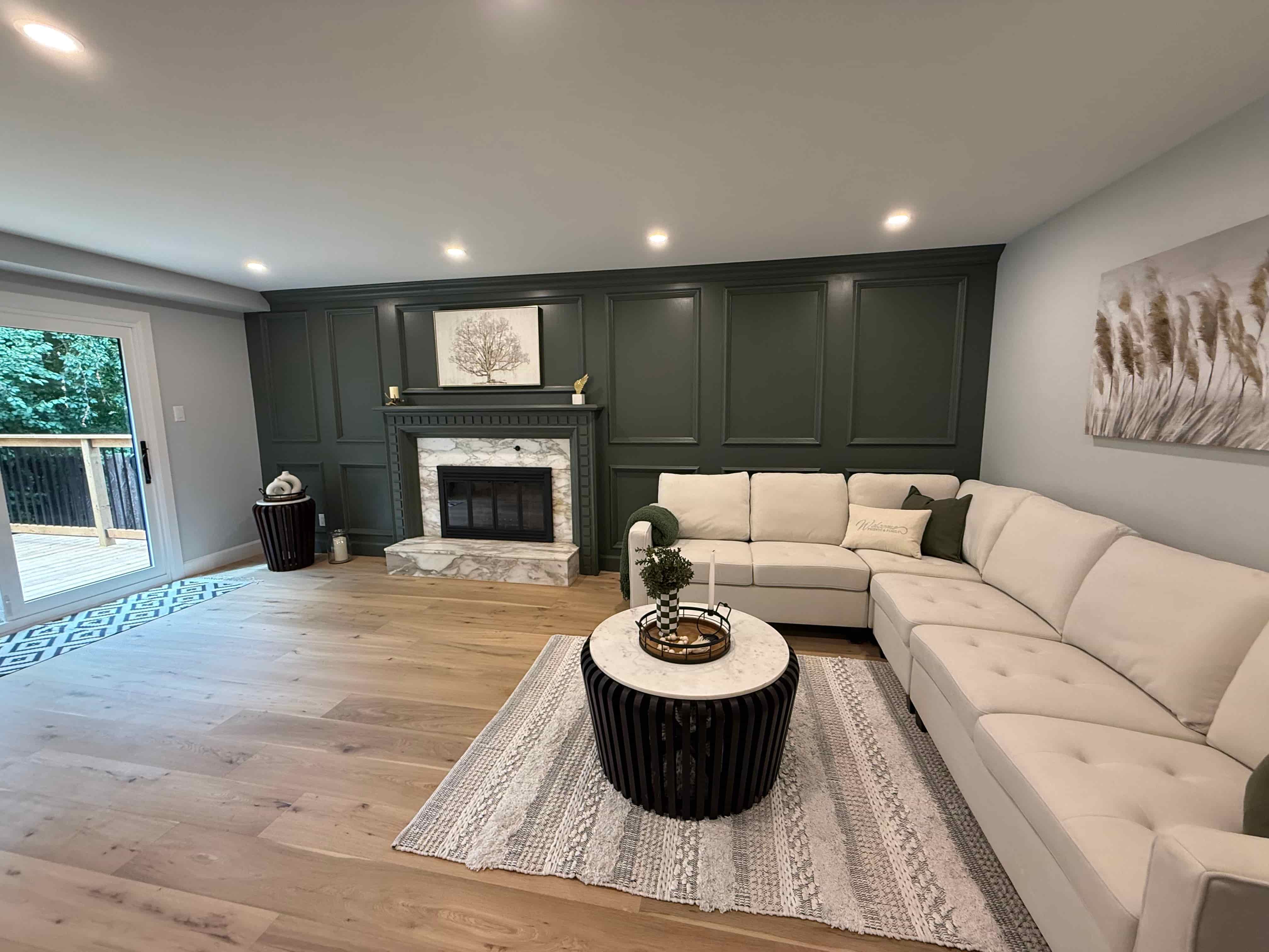 Living room renovation Ottawa