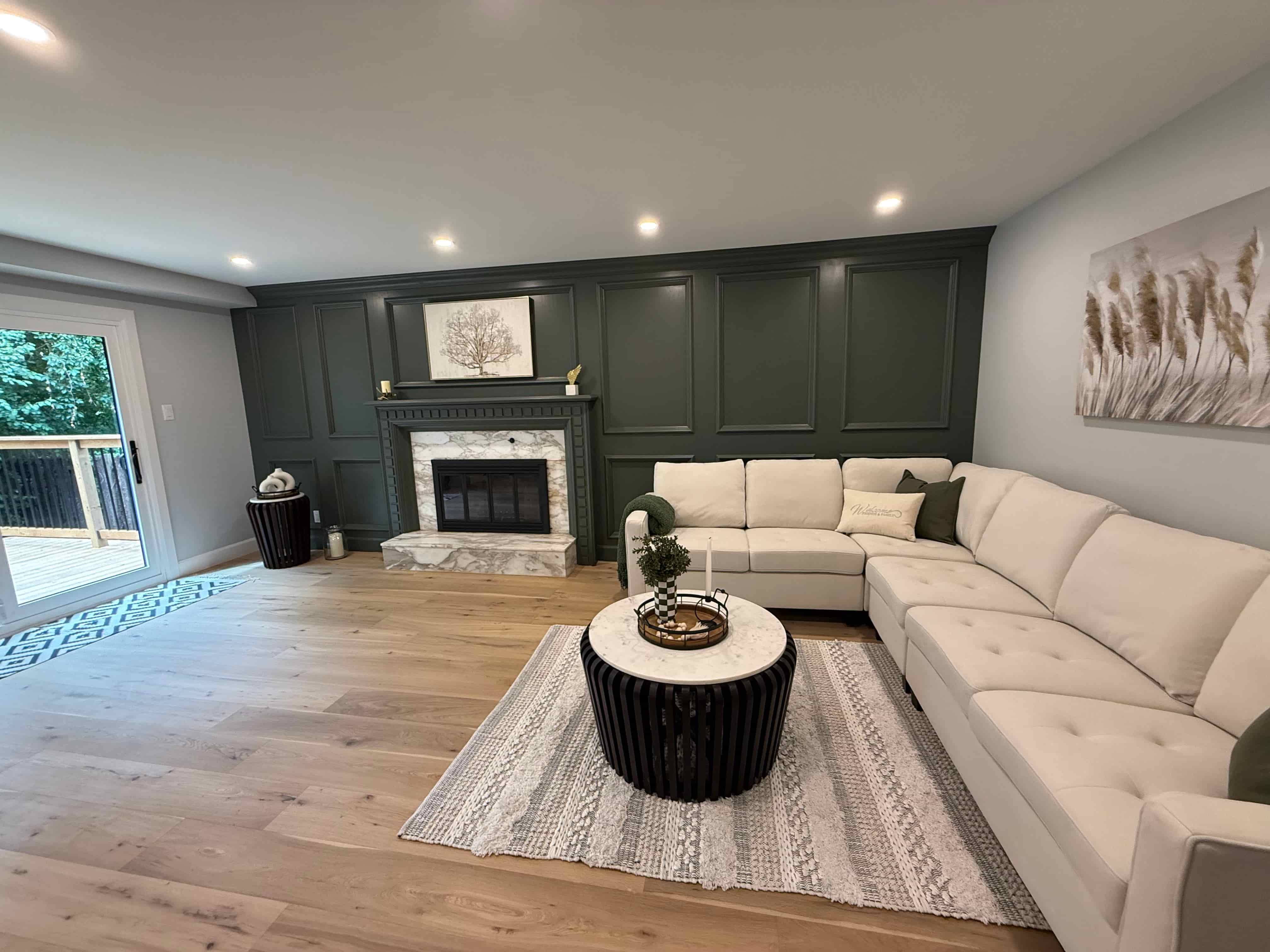 Living room renovation Ottawa