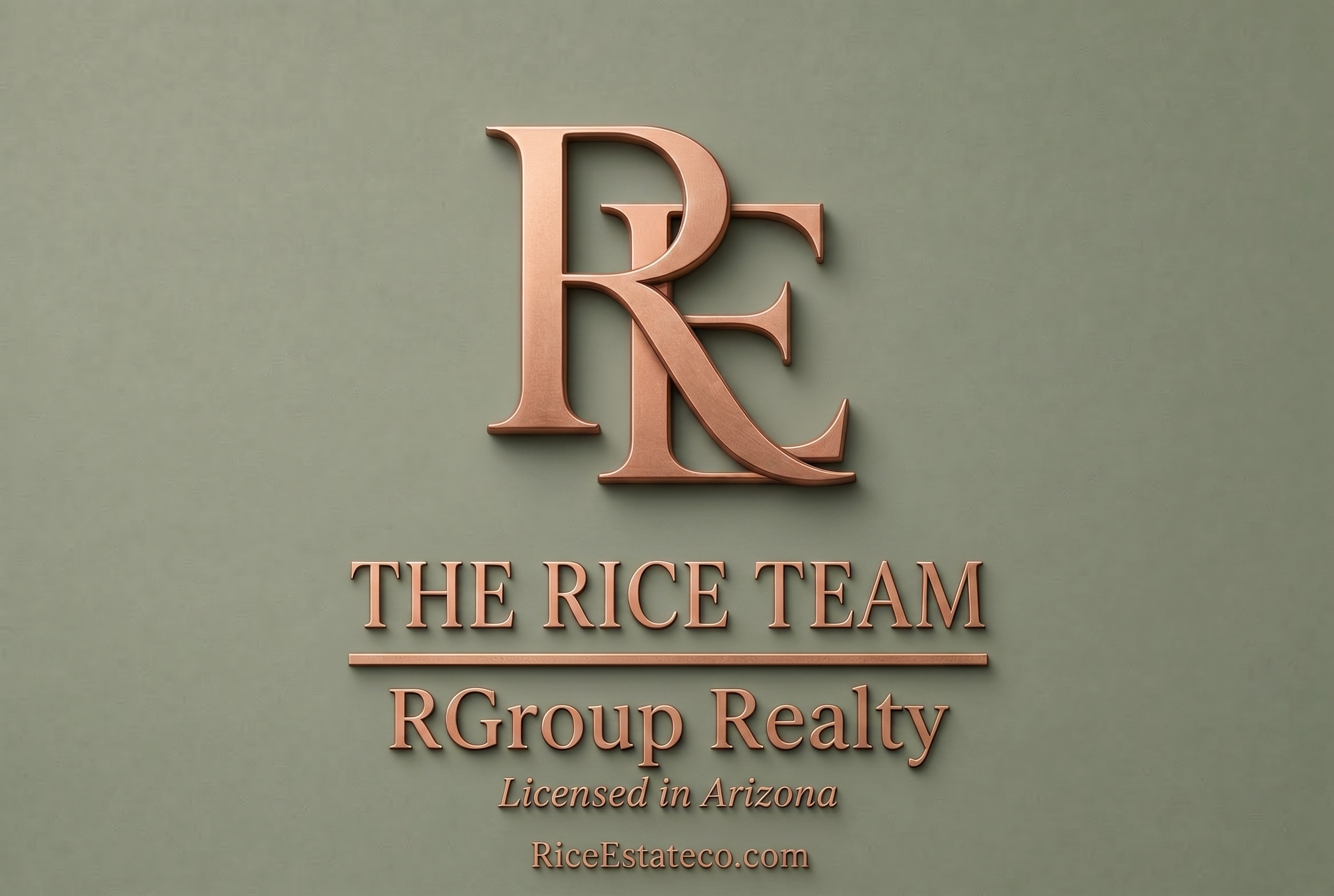 The Rice Team / RGroup Realty — Licensed in Arizona — RiceEstateCo.com