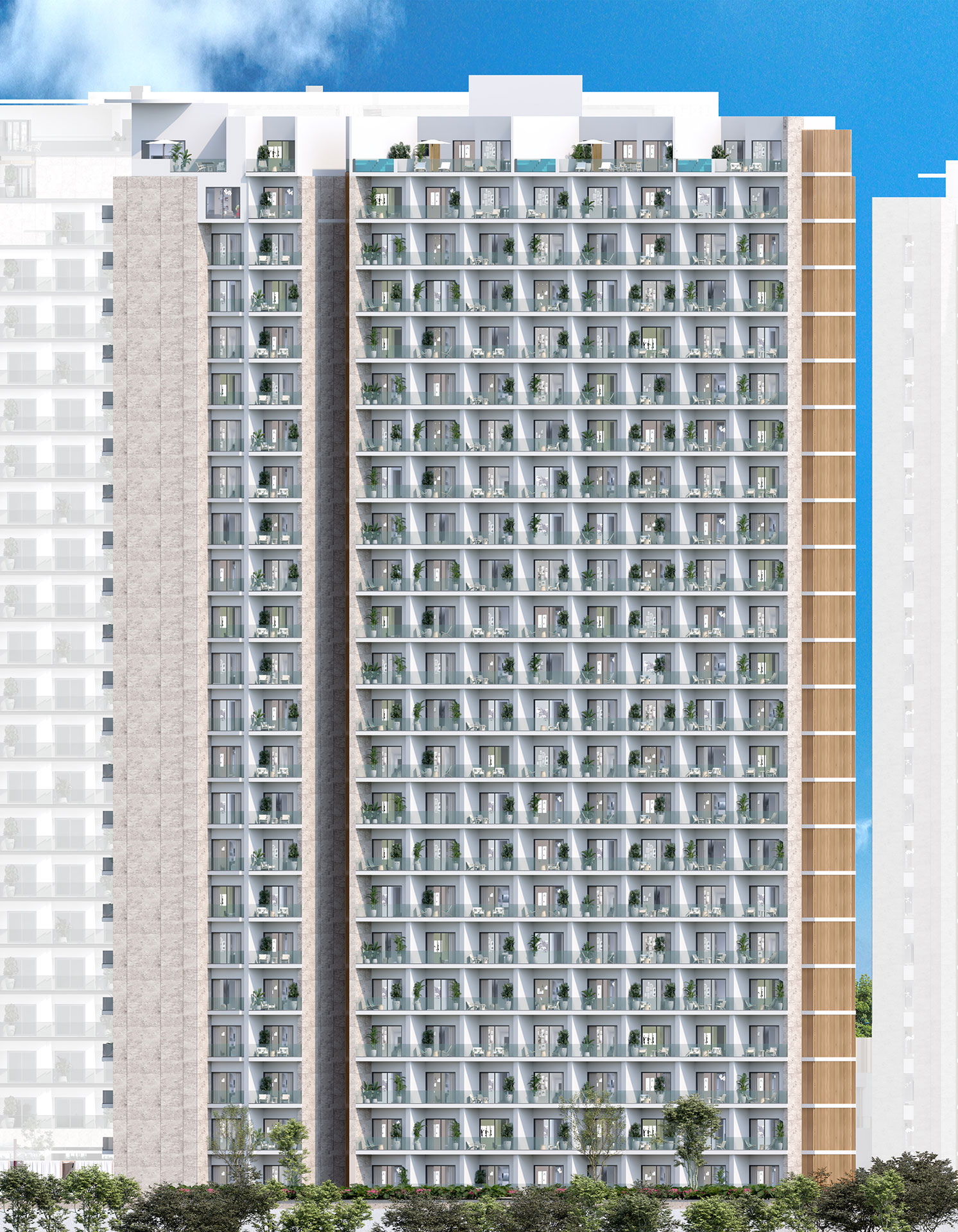 Aurora Towers - Luxury property in Luis Donaldo Colosio Supermanzana 295 Manzana 19 Lote 2, 77560 Cancún, Q.R., Mexico - View 2