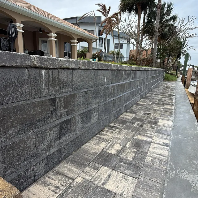 Retaining walls and hardscapes