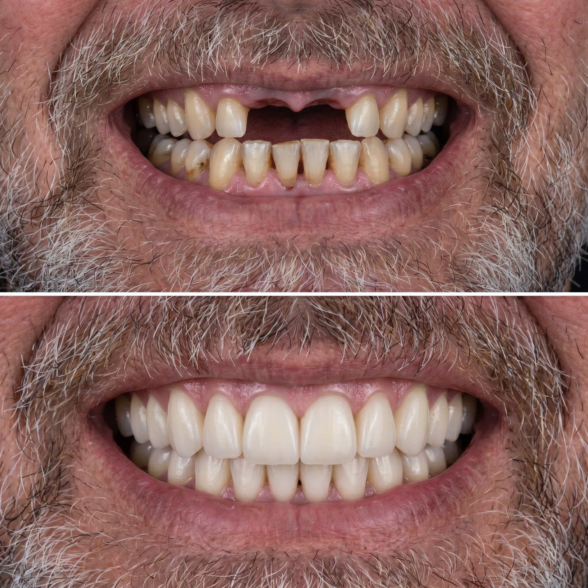 Patient smile transformation 1