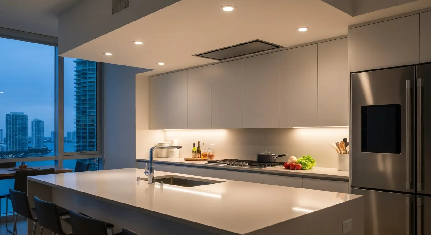Kitchen LED lighting design