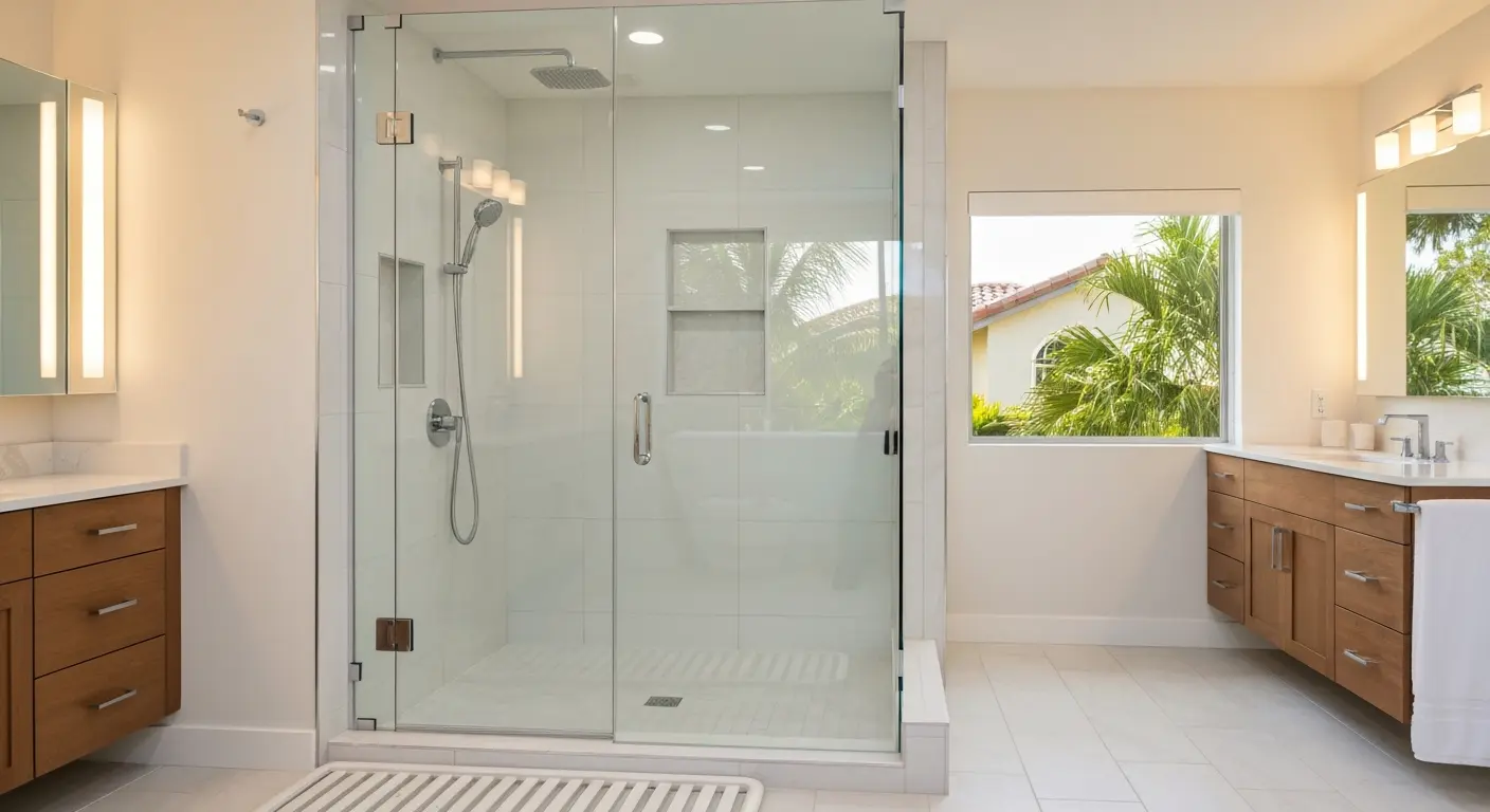 Luxury bathroom remodel in Delray Beach