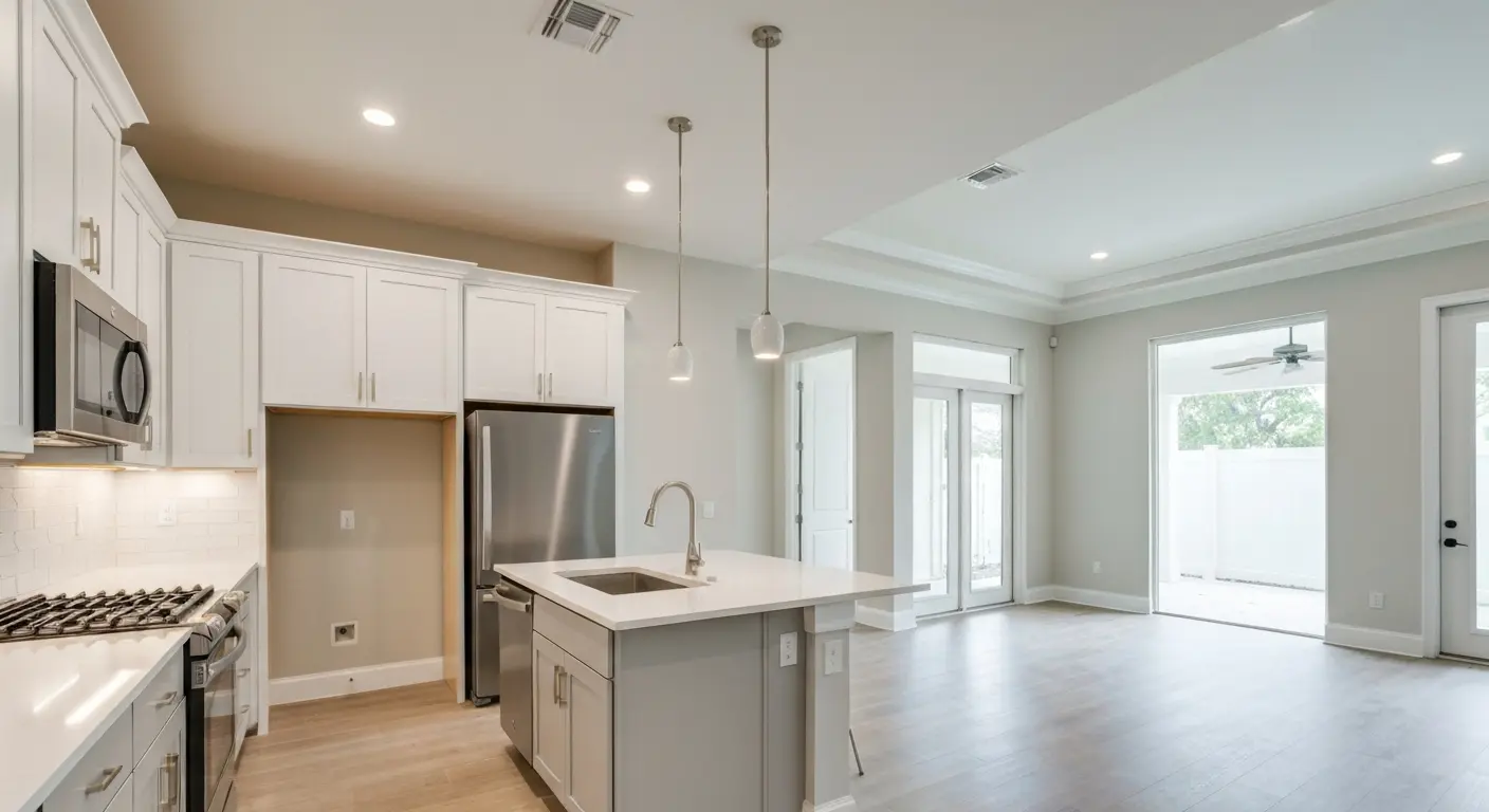 Open concept renovation