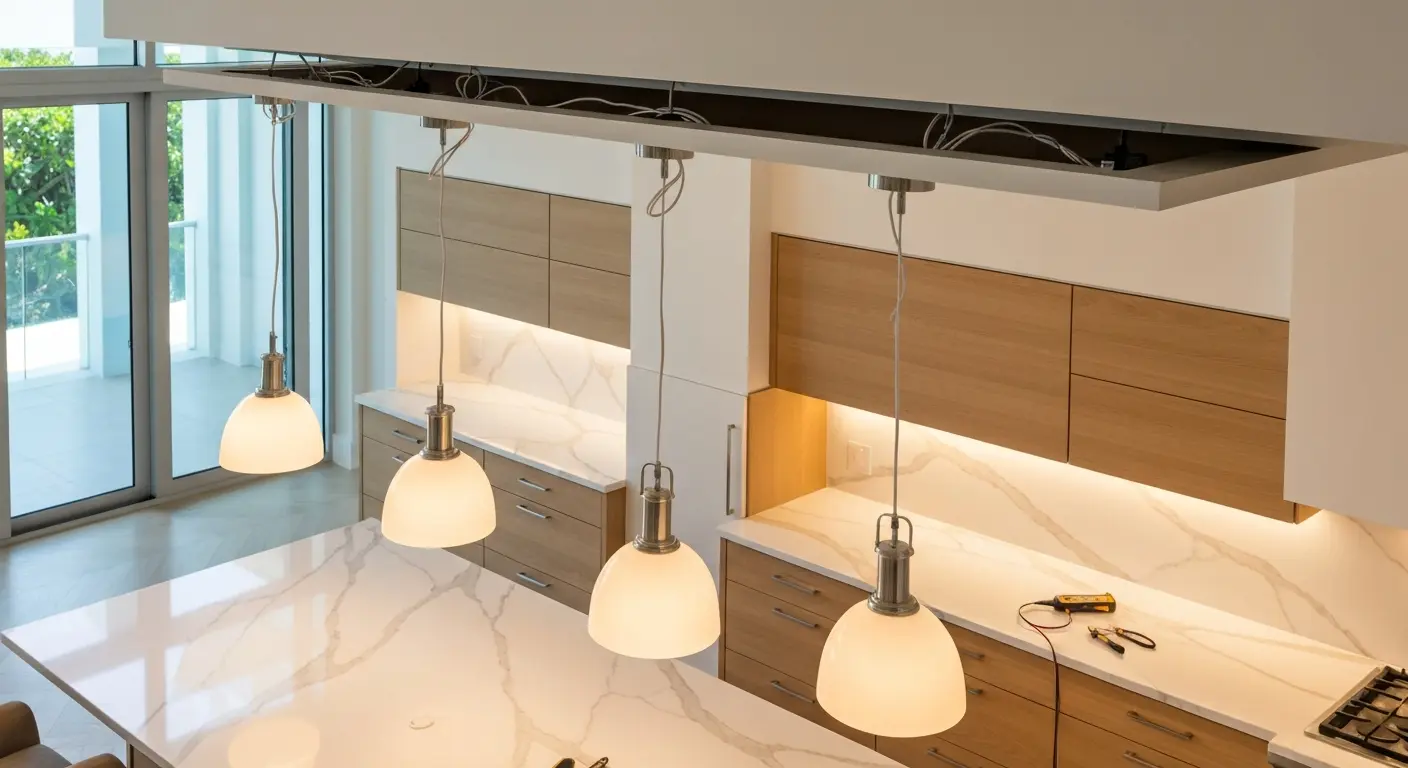 Kitchen lighting design