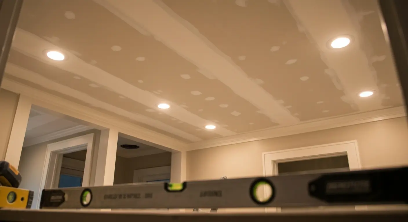 Bathroom ceiling and ambient lighting