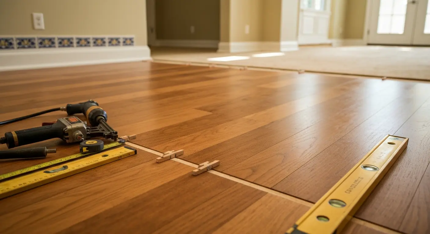 Hardwood flooring installation in Tampa