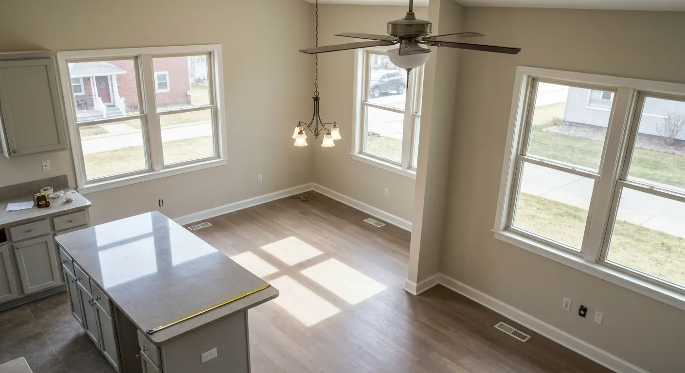 Open concept living space