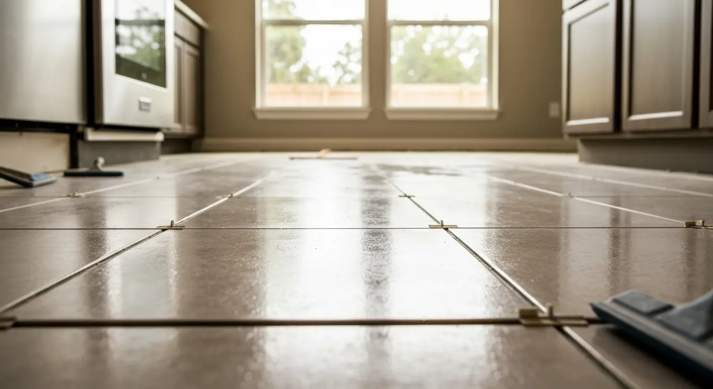 Kitchen tile flooring