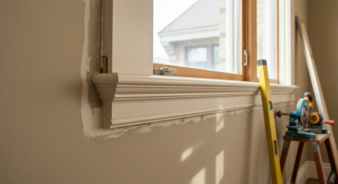 Custom window casing trim