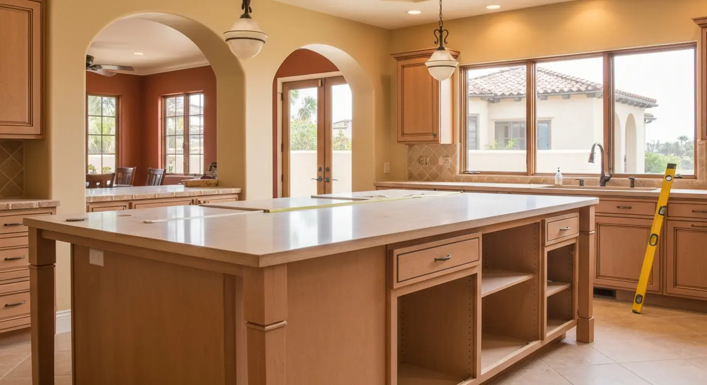 Kitchen island design