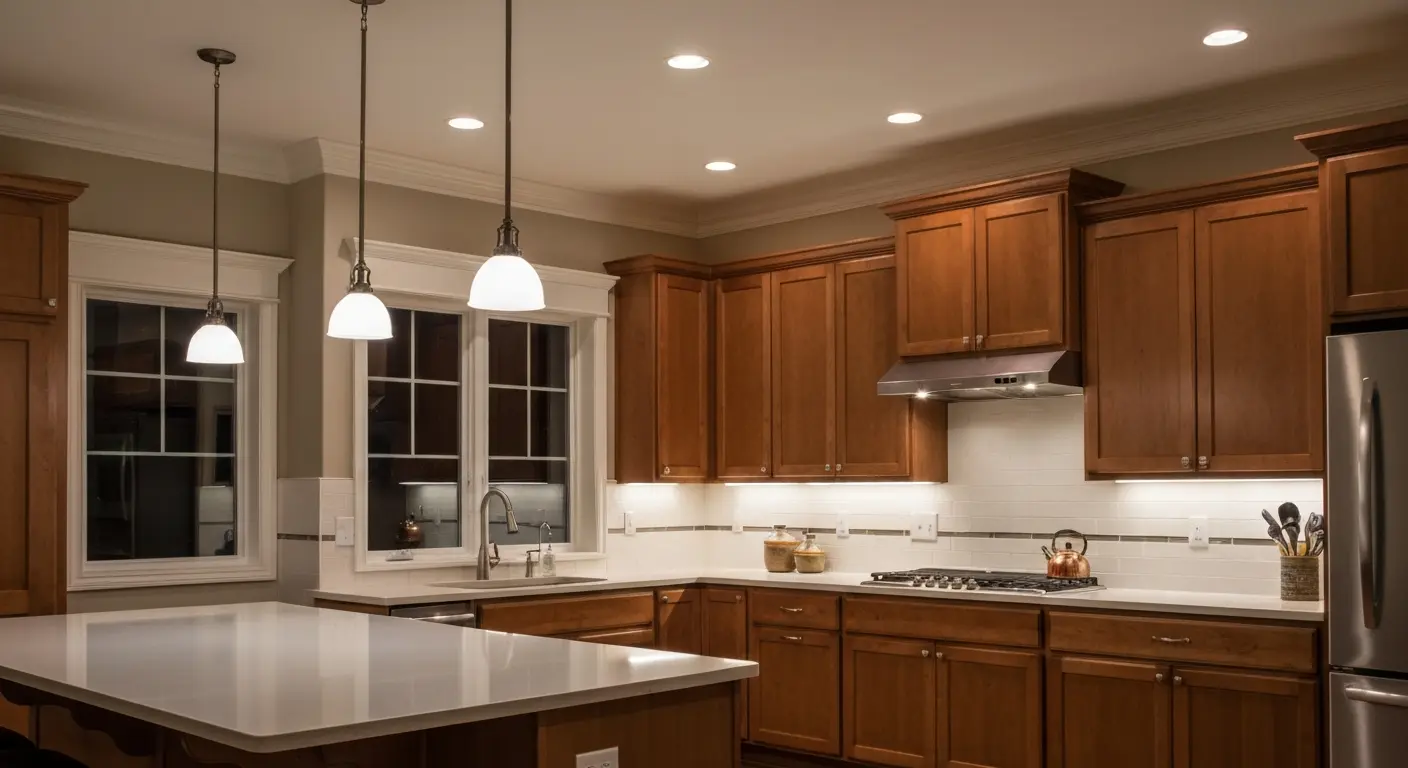 Kitchen lighting design
