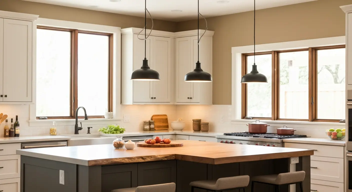 Modern kitchen pendant lighting