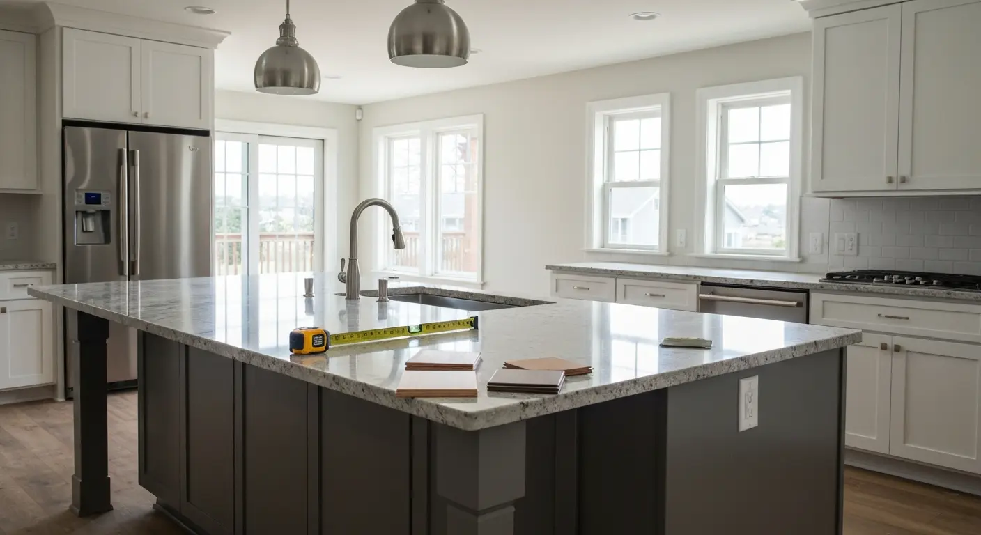 Kitchen island design and installation