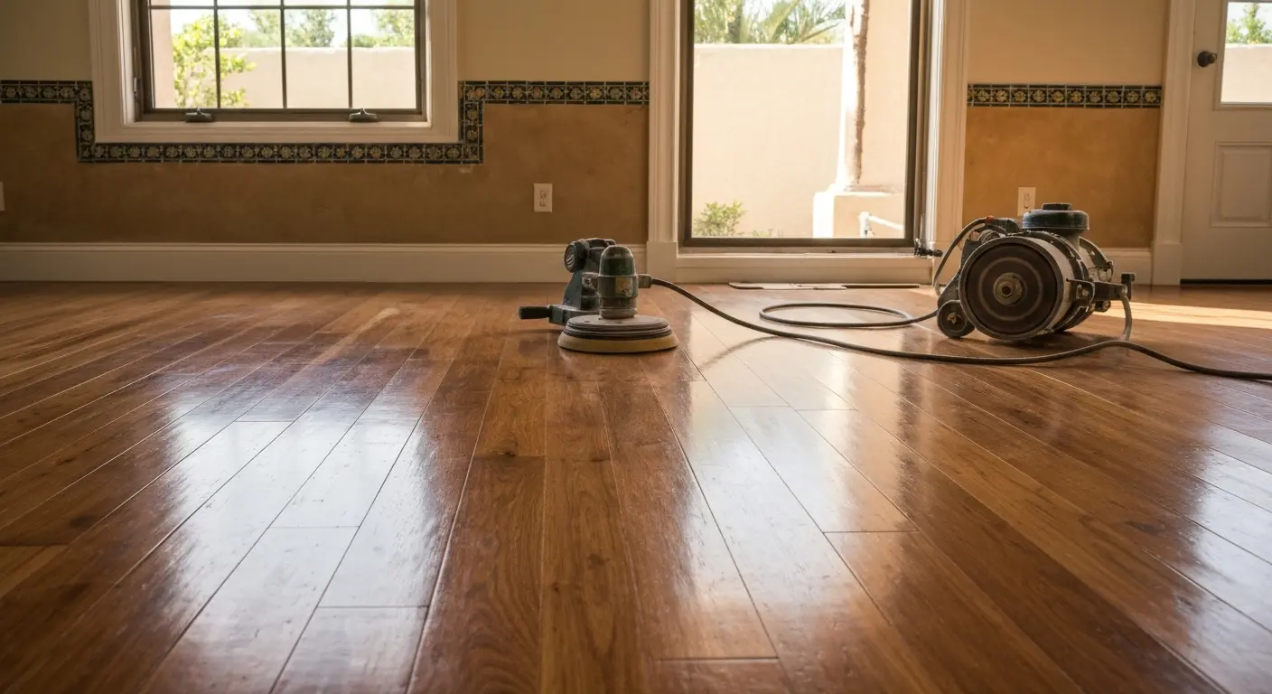 Hardwood floor refinishing in Tampa
