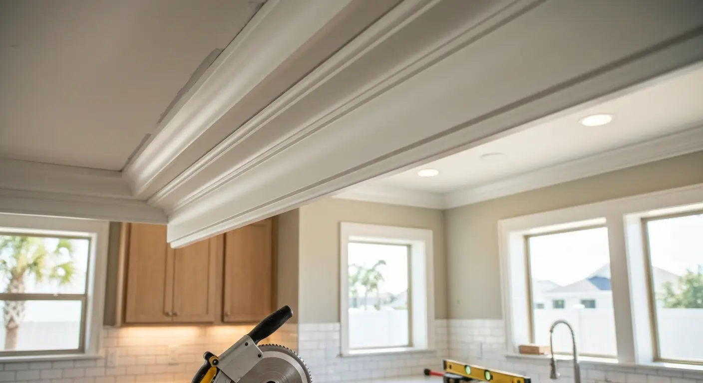Crown molding installation