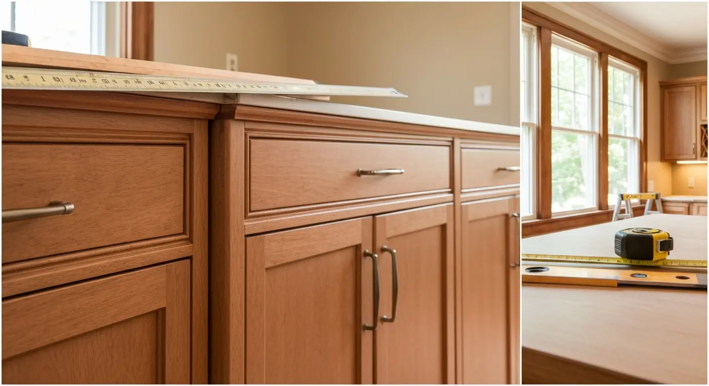 Custom cabinet installation