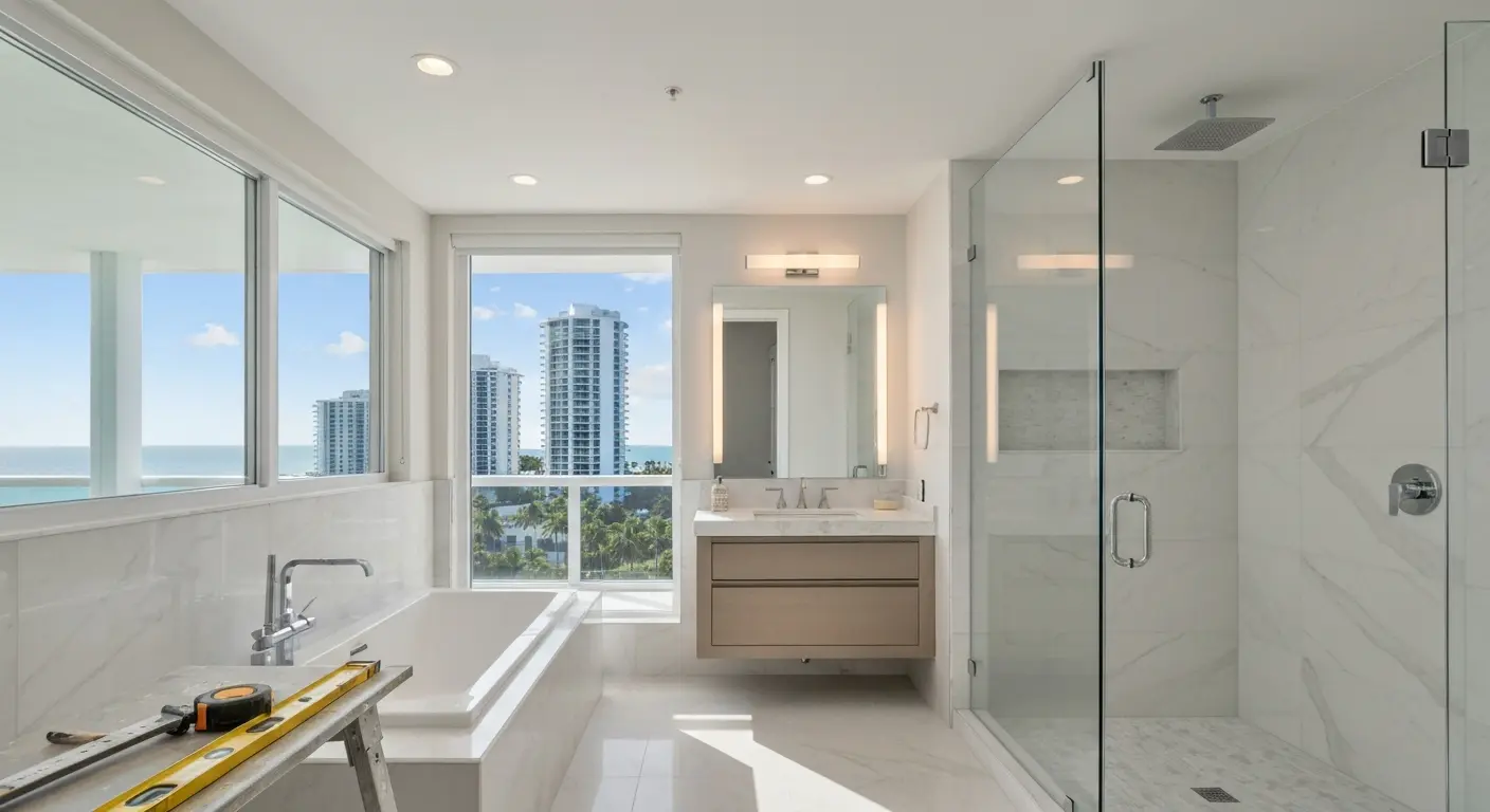 Bathroom renovation project
