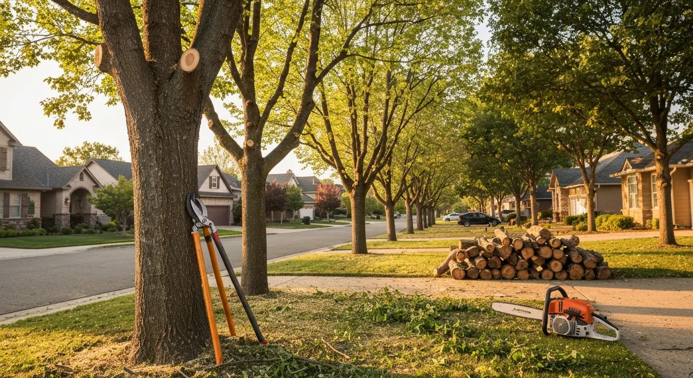 Tree trimming and pruning