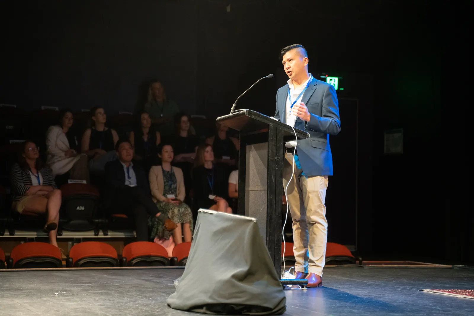 Dr William Huynh presenting at the Focus CPD event at Brisbane Powerhouse