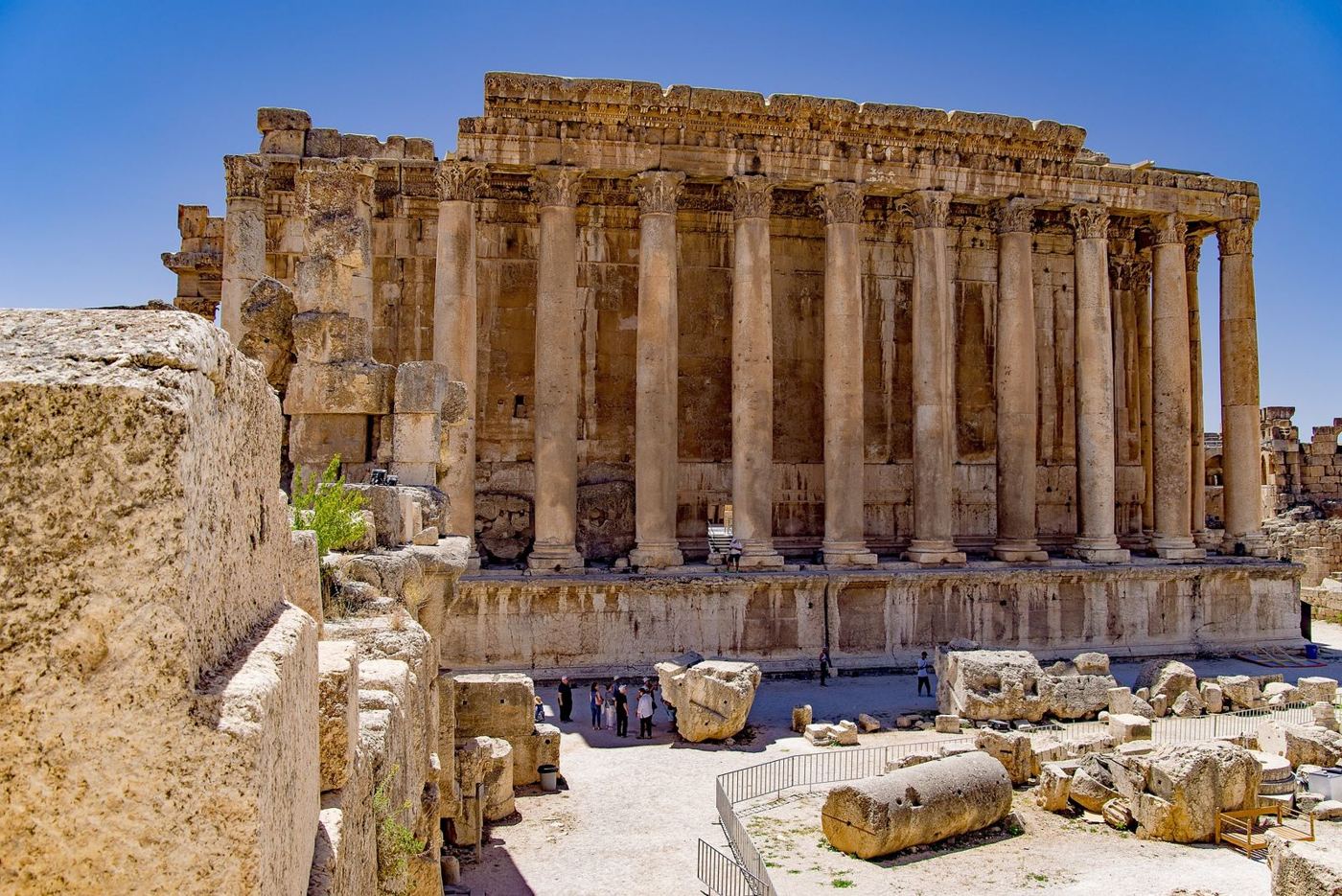 Templo romano de Baalbek, en el Líbano