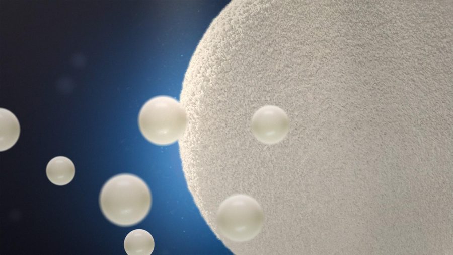 Animación 3D de partículas para el lanzamiento de Numel SR