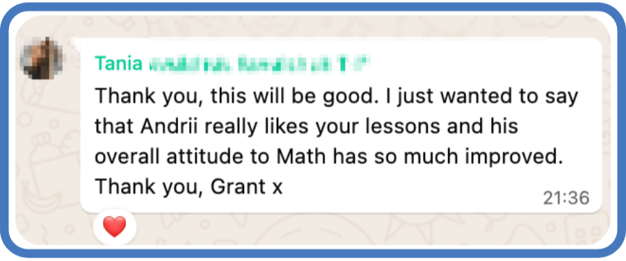 Overall attitude to maths has improved