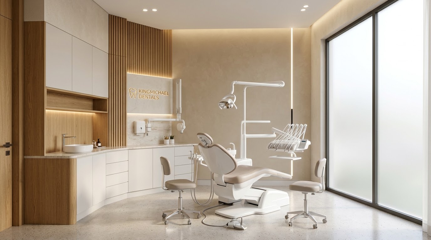 Kingmichael Dentals modern dental operatory