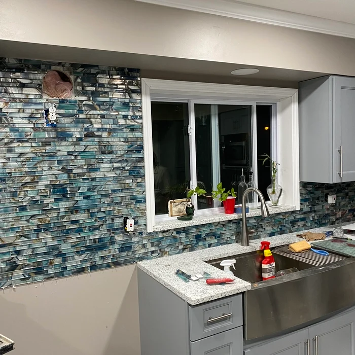 Tiling project completed by F&D General Home Repairs in Schenectady, NY