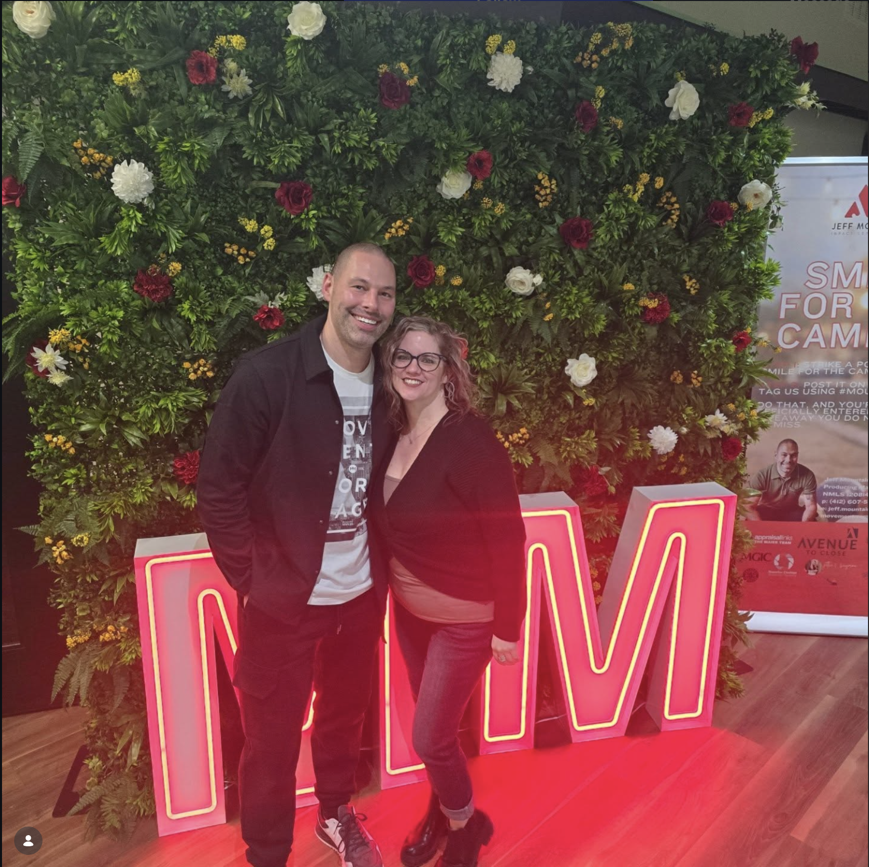 Balloon garland event setup