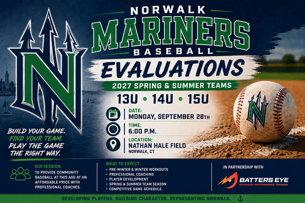 Mariners 13U, 14U and & 15U 2027 Register Today