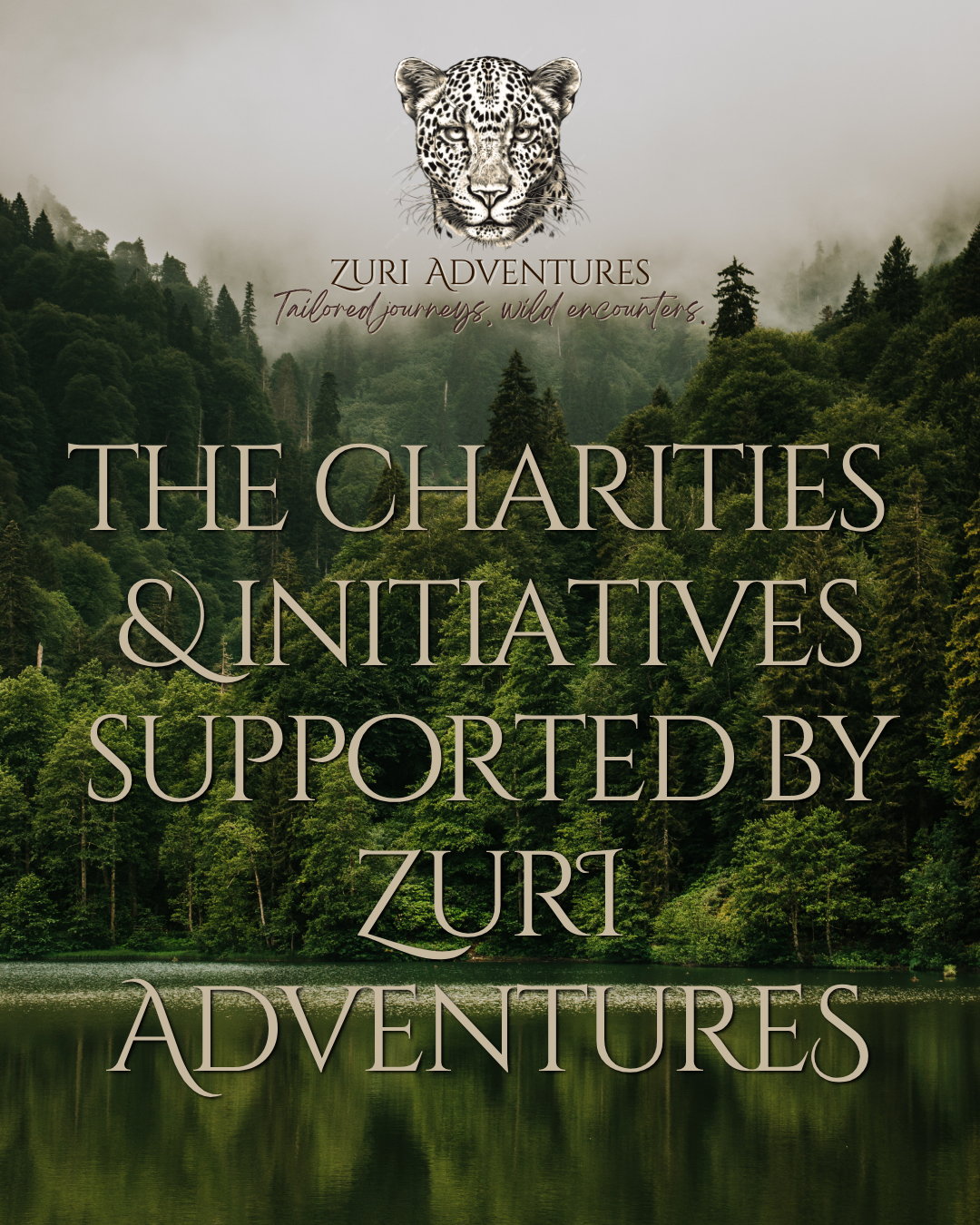 Charities supported by Zuri Adventures