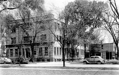 Historic photo of the Shores-Mueller Company building, Cedar Rapids
