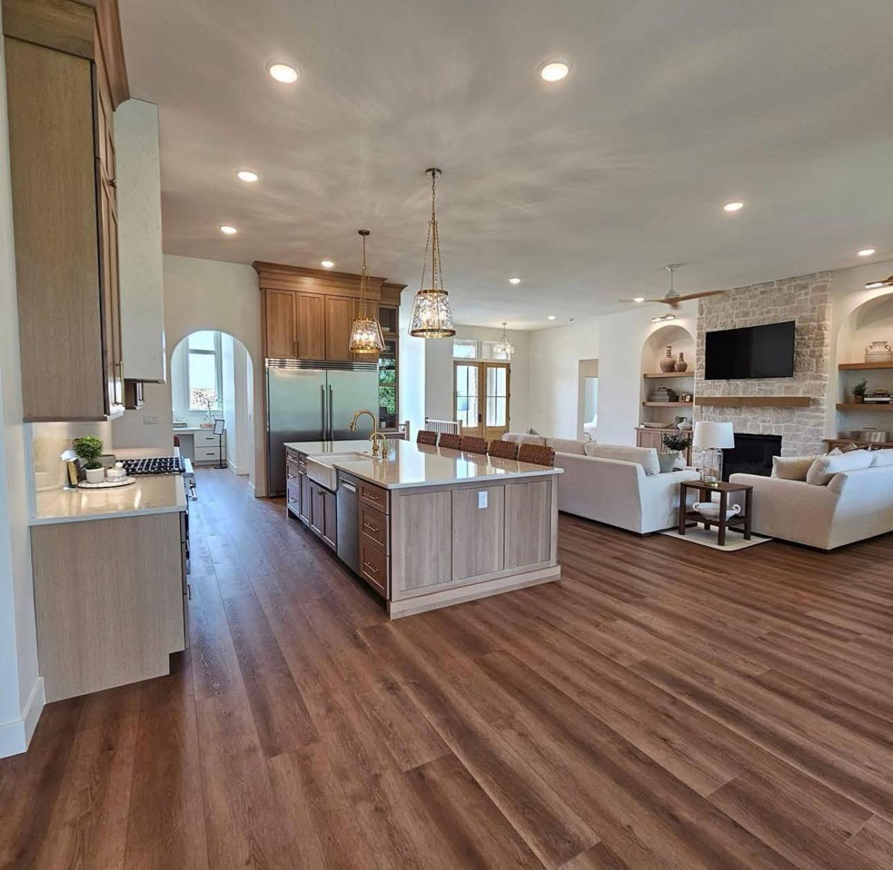 A wonderfully cleaned kitchen, in a Cedar Rapids home.
