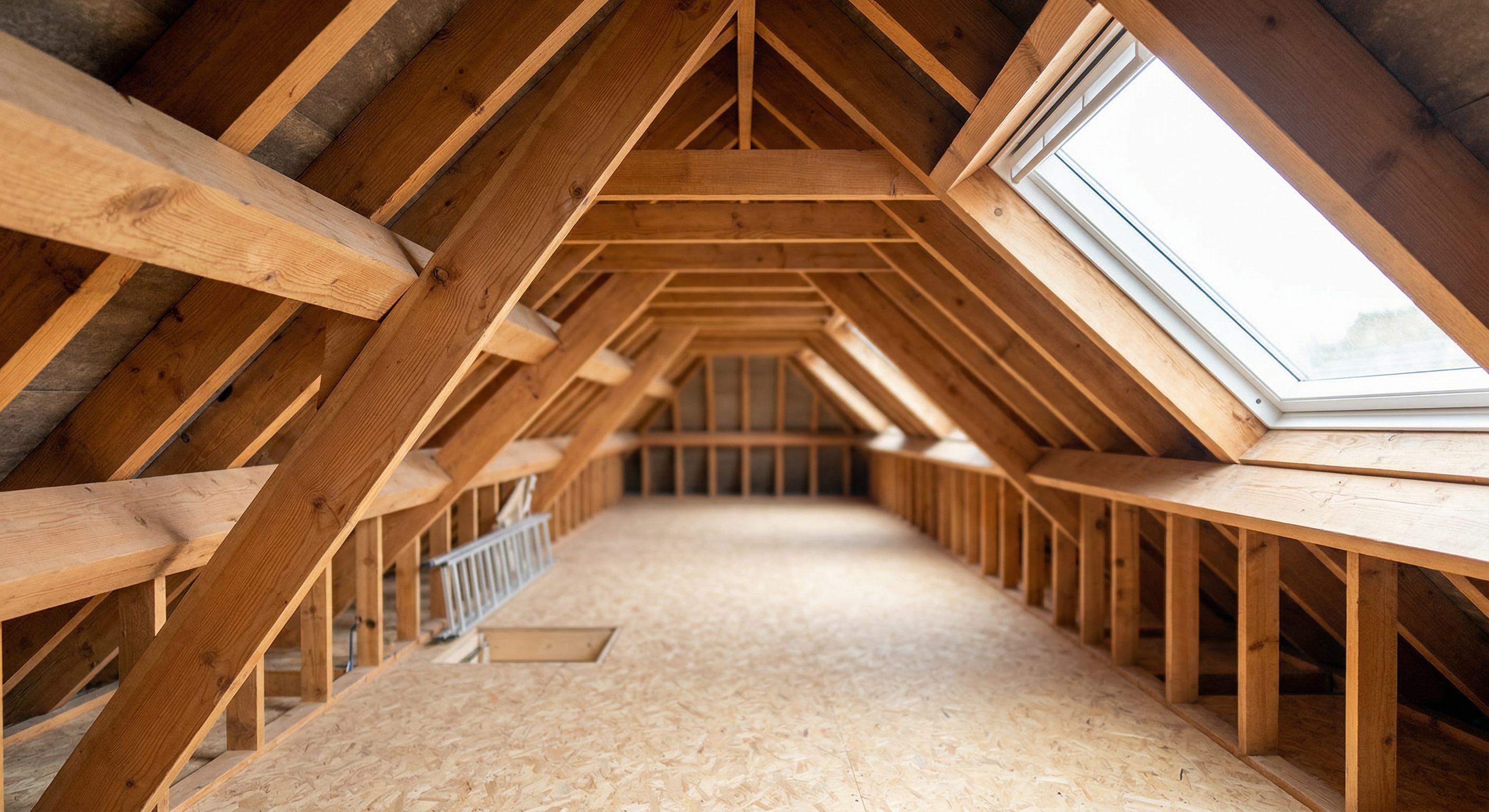 Clean loft after spray foam removal