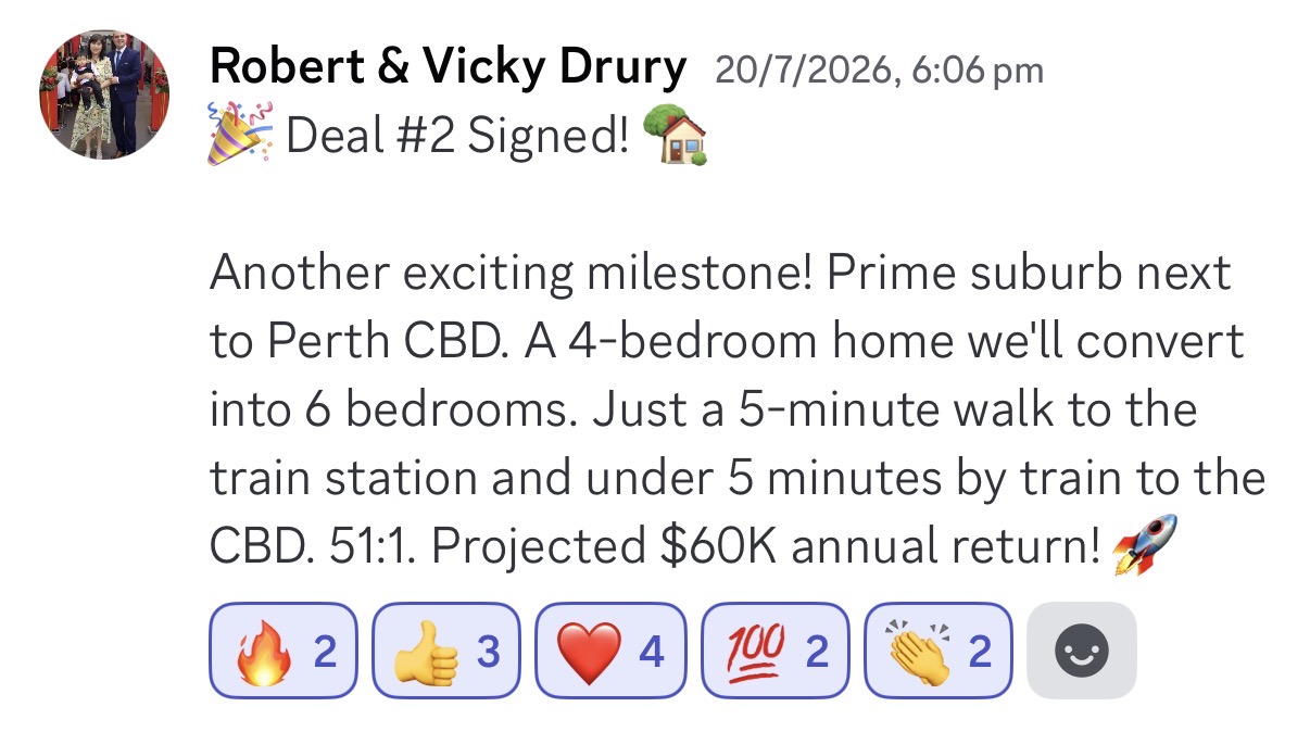 Client win posted in the community