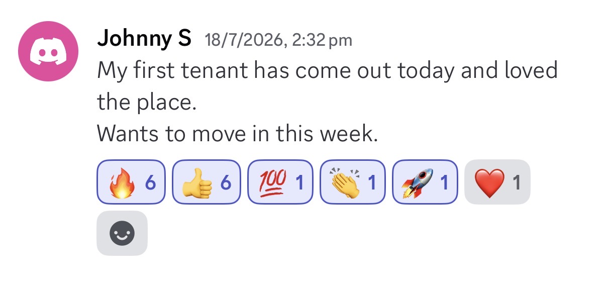Client win posted in the community