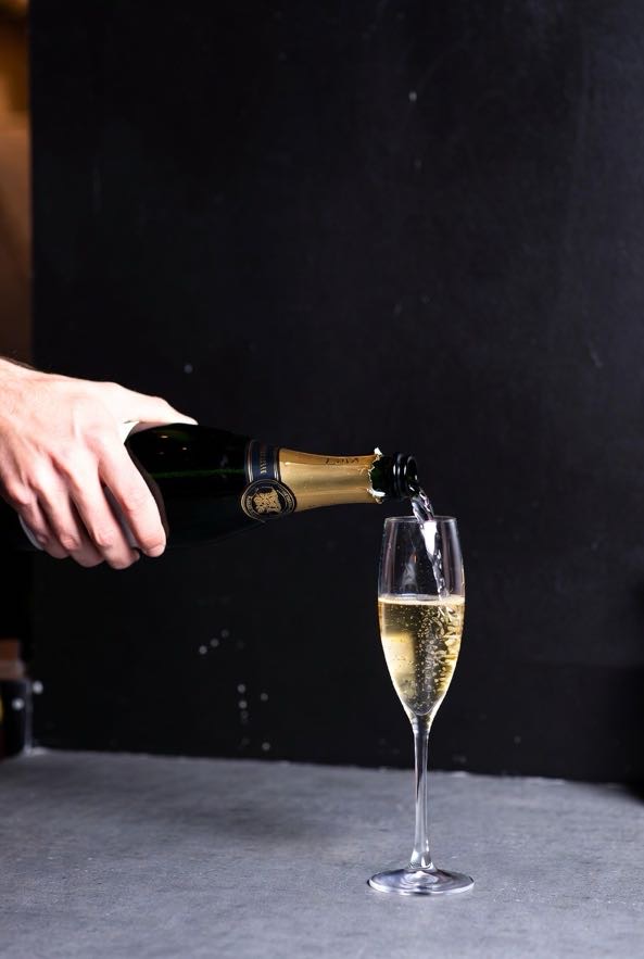 Champagne Flute Service at Et Voilà French Bistro