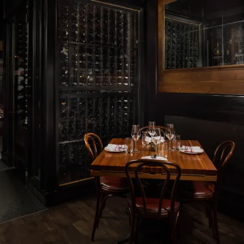 Set Table for an Intimate Dinner at Et Voilà French Bistro