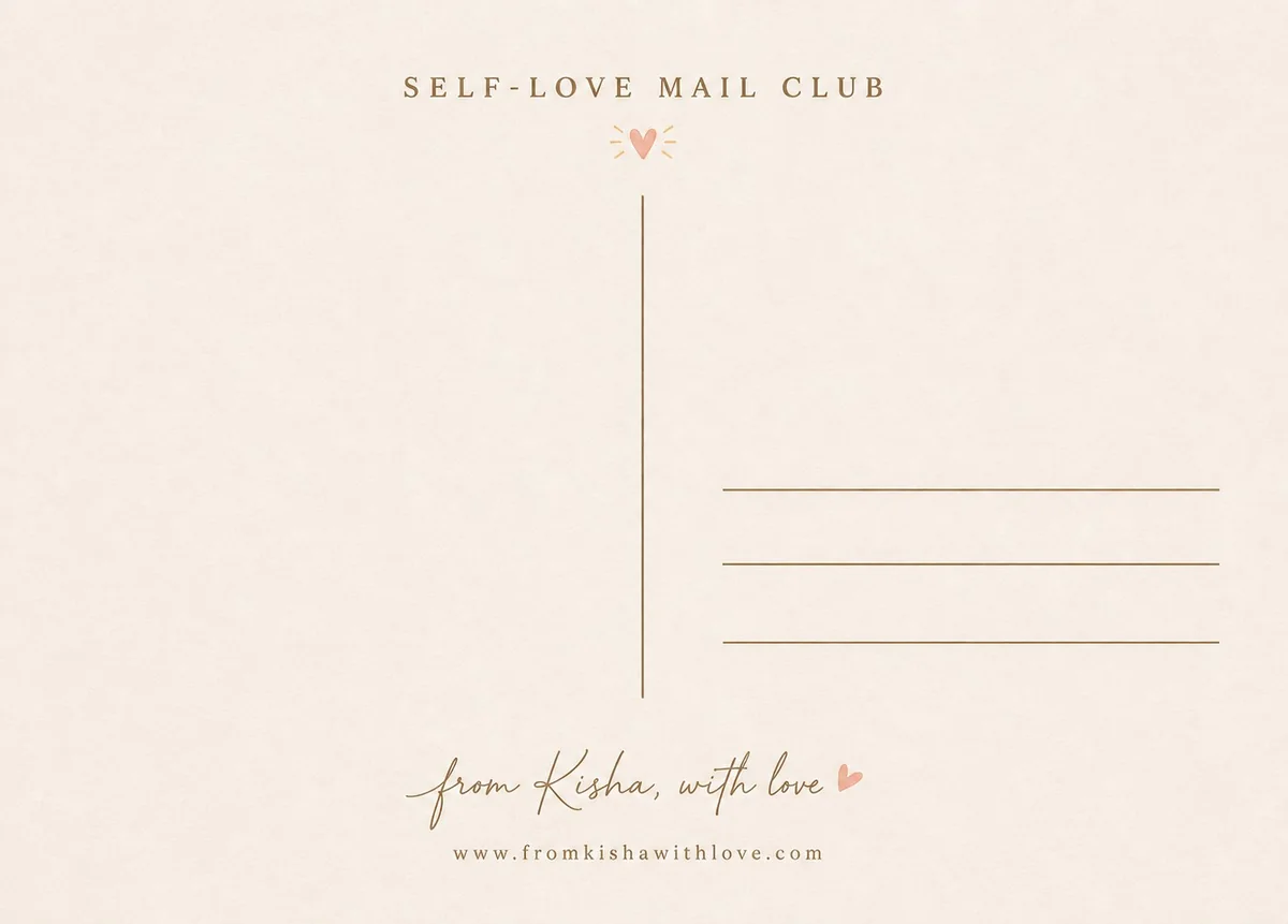 Mirror mantra card