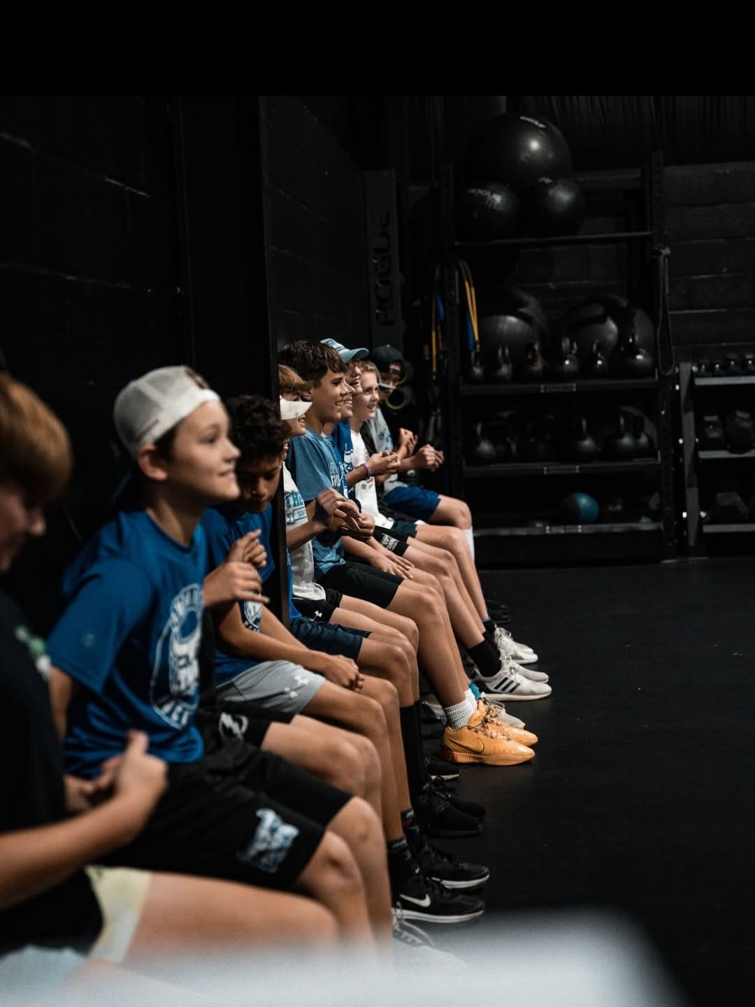 Young YMP athletes after a training session