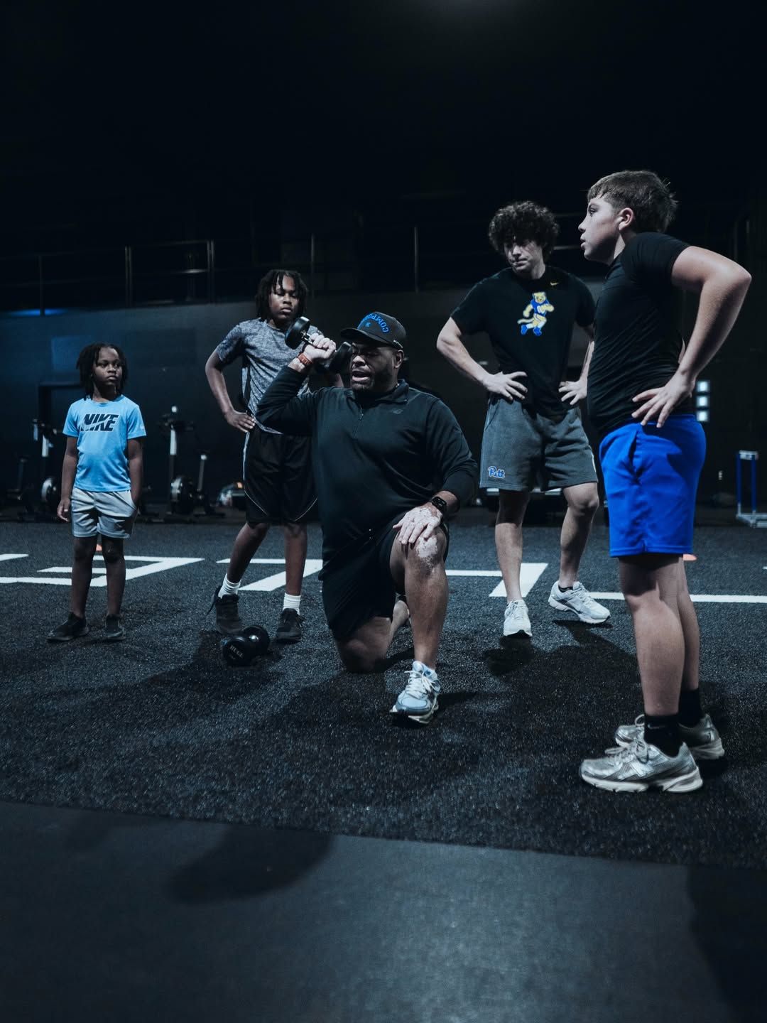 Yo Murphy coaching young athletes at YMP Tampa