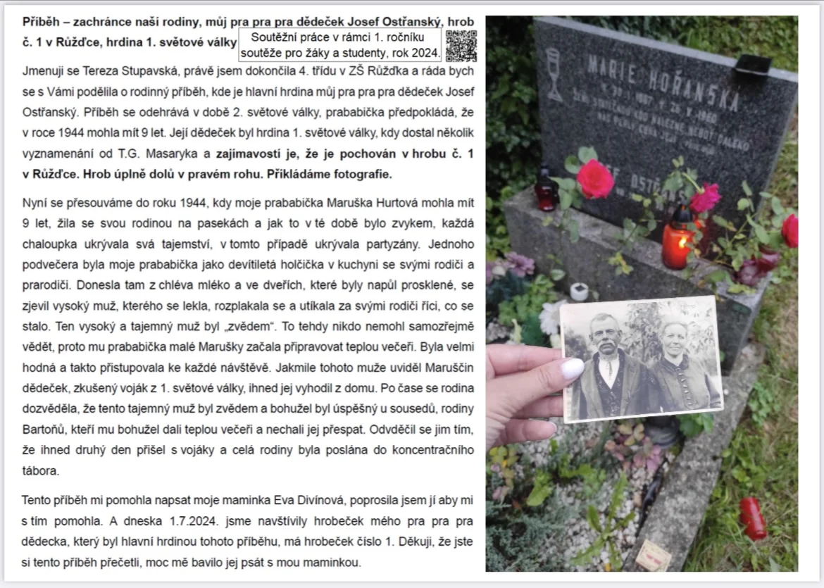 3. místo — Tereza Stupavská